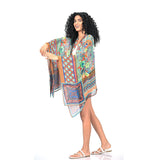 Botanical Mist Kimono - Dusty Blue