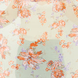 Willow & Peach Meadow Square Scarf - Green