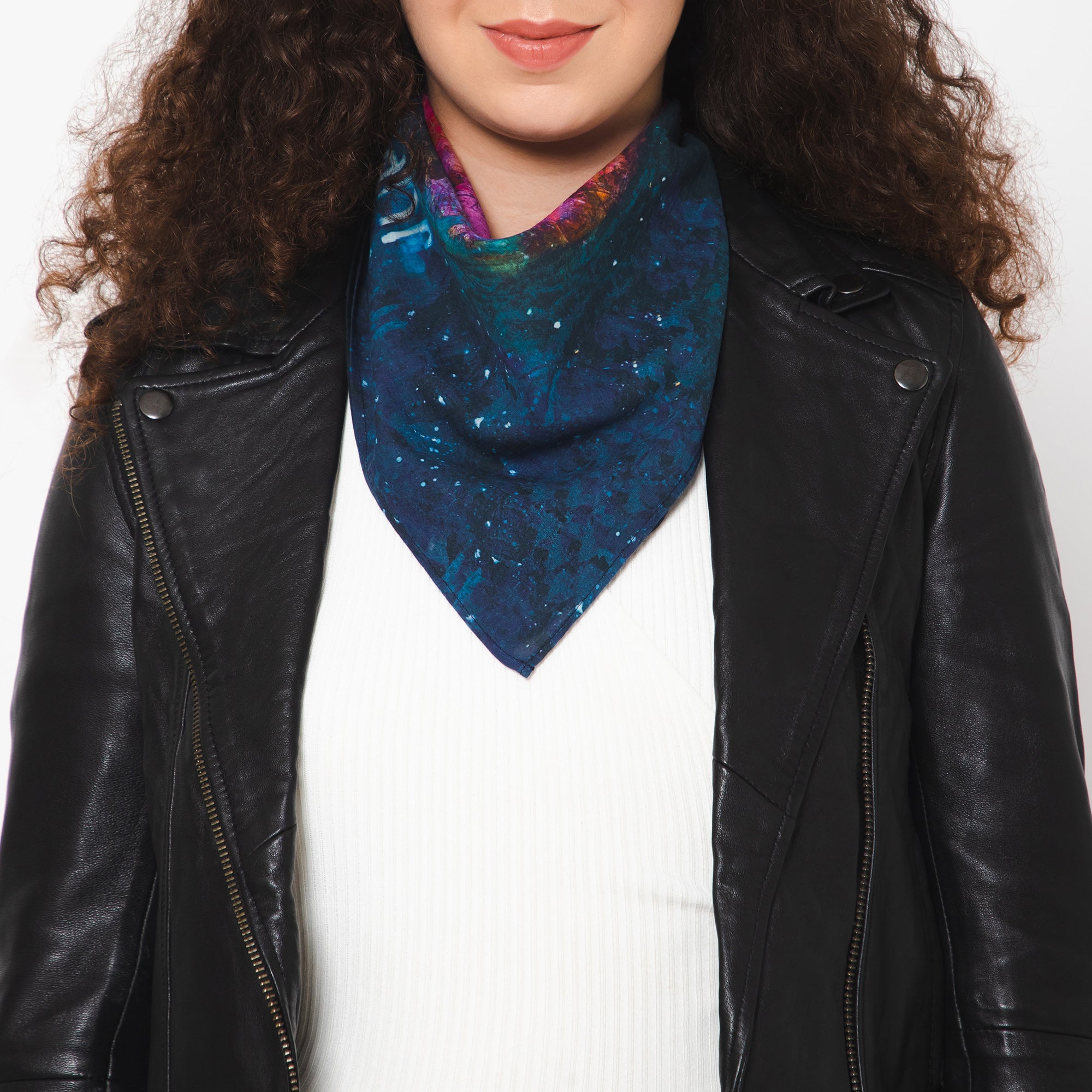 Colette Miller I'm With Jupiter Bandana - Blue Pink