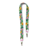 Botanical Embroidered Strap - White