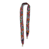 Floral Embroidered Strap - Black