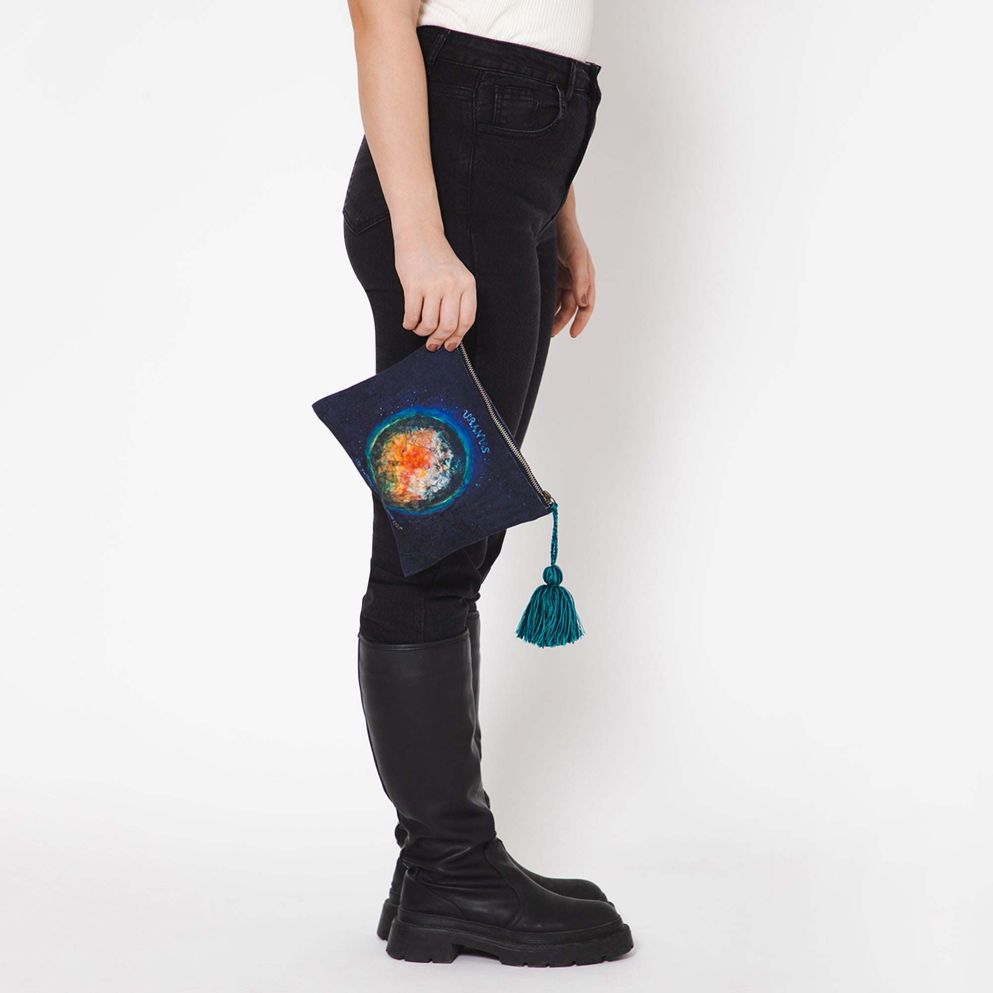 Colette Miller It's Getting Weird Out Here Print Travel Pouch