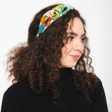 Fruit Embroidered Headband - Green