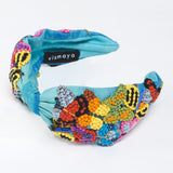 Butterfly Embroidered Headband