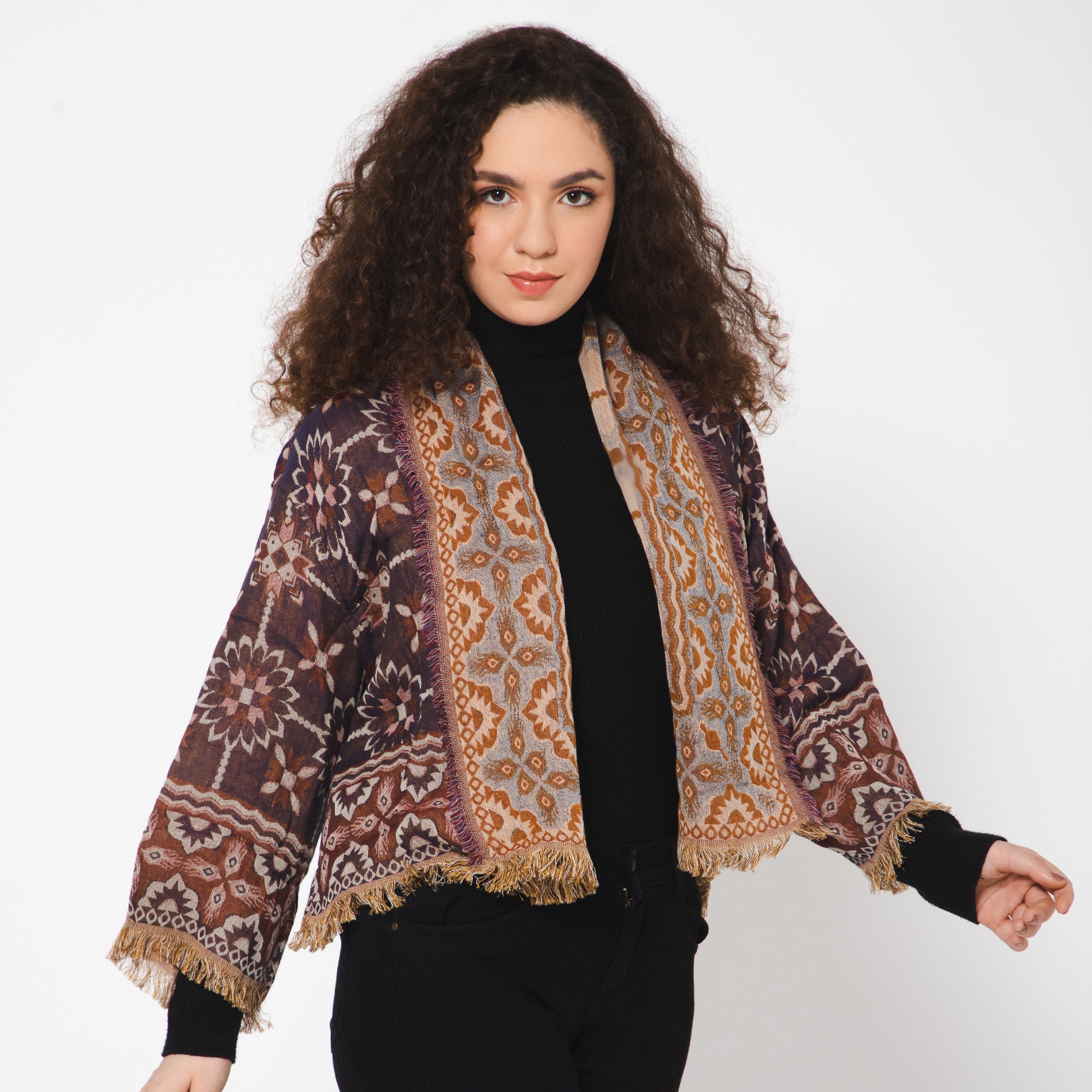 Blooming Jacquard Jacket - Mulberry