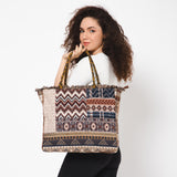 Eminent Jacquard Bag - Beige Brown