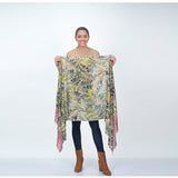 Fern Wool Twill Scarf - Moss Green