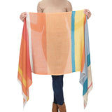 Boundless Colorblock Scarf - Orange