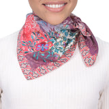 Wallpaper Patchwork Embroidered Bandana - Red