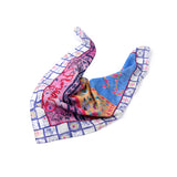 Floracion Cotton Bandana - Violet Storm