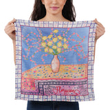 Floracion Cotton Bandana - Violet Storm