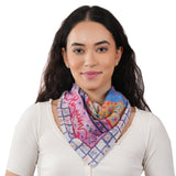 Floracion Cotton Bandana - Violet Storm