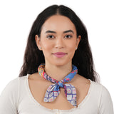 Floracion Cotton Bandana - Violet Storm
