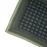 Floral Collage Cotton Bandana – Hunter Green
