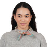 Namaste Bloom Embroidered Bandana - Beige