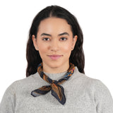 Heritage Bloom Embroidered Bandana - Mustard Yellow