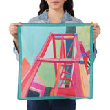 Summer Day Cotton Bandana - Vermillion