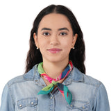 Summer Day Cotton Bandana - Vermillion