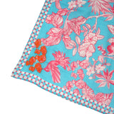 Blooming Hour Cotton Bandana - Sea Blue