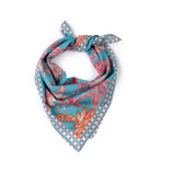 Blooming Hour Cotton Bandana - Sea Blue