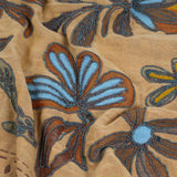 Canyon Petal Embroidered Scarf - Desert Yellow