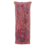 Canyon Petal Cotton Blend Scarf - Red