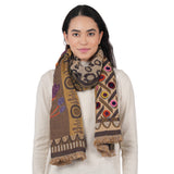 Dustflower Scarf - Autumn Ochre