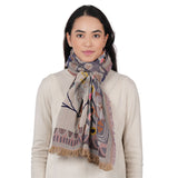 Dustflower Scarf - Coral Blue