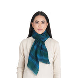 Highland Check Scarf - Teal