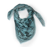 Garden Whisper Lightweight Scarf - Gray Mist