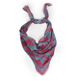 Garden Whisper Lightweight Scarf - Mineral Red