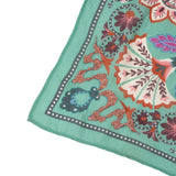 High Noon Floral Bandana - Granite Green