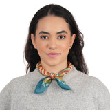 Dakota Floral Bandana - Rust