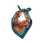 Dakota Floral Bandana - Rust