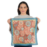 Dakota Floral Bandana - Rust