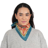 Dakota Floral Bandana - Rust