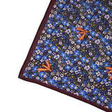 Anne Embroidered Dragonfly Bandana - Blue