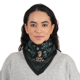 Rodeo Lassie Embroidered Bandana - Black