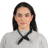 Rodeo Lassie Embroidered Bandana - Black