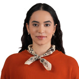 Rodeo Lassie Embroidered Bandana - Cream