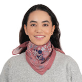 Rodeo Lassie Embroidered Bandana - Deco Rose