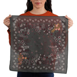 Rodeo Lassie Embroidered Bandana - Dusty Olive