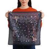 Rodeo Lassie Embroidered Bandana - Navy