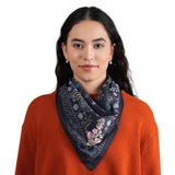 Rodeo Lassie Embroidered Bandana - Navy
