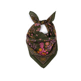 Rodeo Lassie Embroidered Bandana - Olive