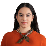 Rodeo Lassie Embroidered Bandana - Olive