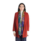 Reversible Garden Patchwork Scarf – Purple Sage