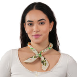 Citrus Blossom Garden Bandana - Cream