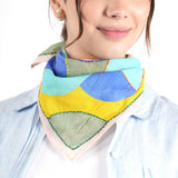 Prism Flower Bandana - Sage Green