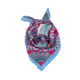 Sunburst Geometry Bandana - Blue